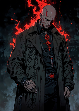 Crimson Flame Occultist - Dark Sorcerer Legend