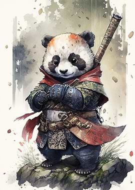 Panda Warrior Animal