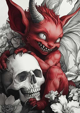 Devil Skull Flowers