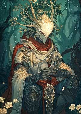 Forest Knight with Tree Crown