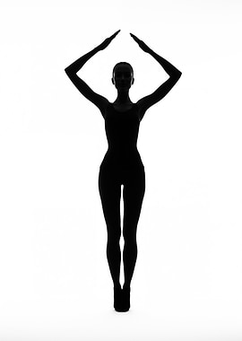 Black Silhouette of Woman