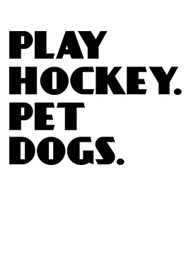 Play Hockey Pet Dogs.