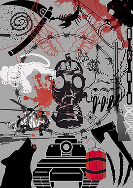 War and Destruction Collage