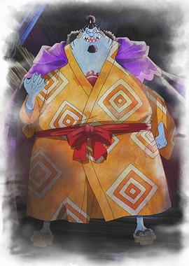 Iconic Watercolor Jinbe Whole Cake Island