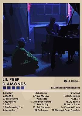 Lil Peep Album Diamonds Cover