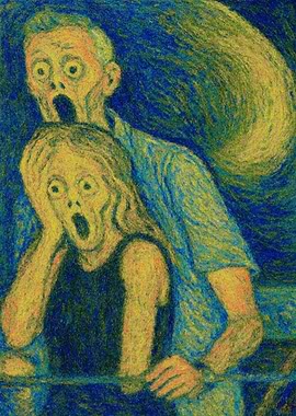 Coldplay Shocked Couple Art