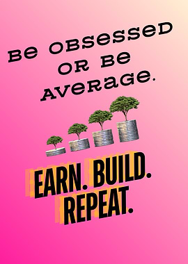 Motivational Quote with Money and Trees