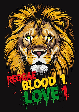 Reggae Lion Art