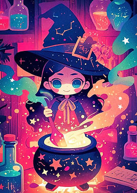 Witch Brewing Potion