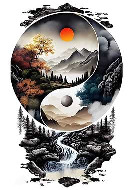 Yin Yang Landscape