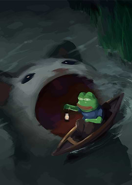 Pepe the Frog in the Catmouth River