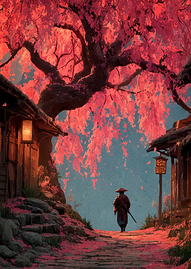 Samurai Cherry Blossoms