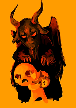 The Binding of Isaac fan art