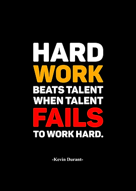 Hard Work Beats Talent Kevin Durant Quotes