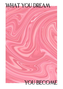 Dream Become Pink Marble