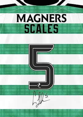 Liam Scales 2025/26 Celtic Shirt Number 5