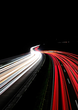 Busy Night on the Highway