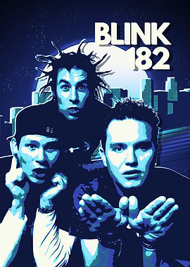 Blink 182 Band Poster