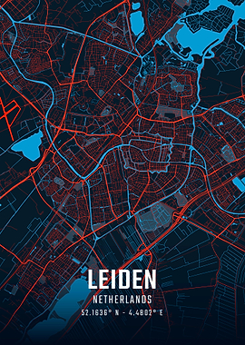 Leiden City Map