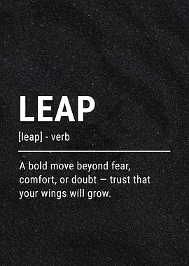 Inspirational Leap Definition