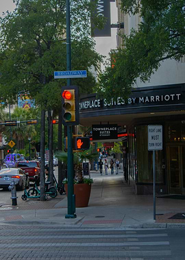 Broadway Street View in San Antonio, Texas