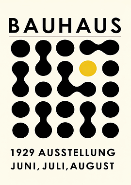 Bauhaus 1929 Ausstellung Poster