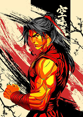 Martial Arts Warrior Digital Art