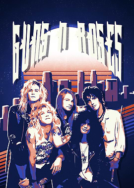 Guns N' Roses Band Poster