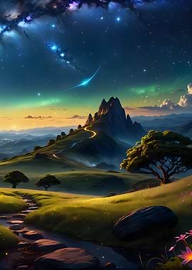 Fantasy Landscape Mountain
