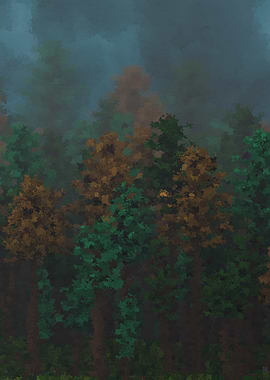 Old Growth Forest Painting
