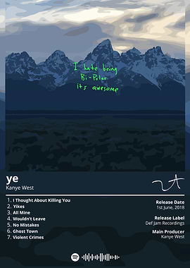 Kanye West ye Album Cover