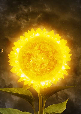 Sunflower Sun in Space
