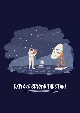 Explore Beyond the Stars Illustration