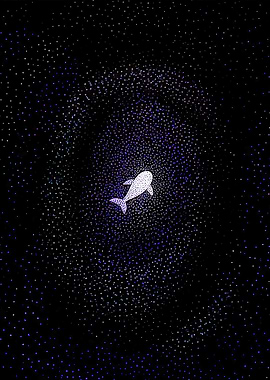 Lonely Whale in the Cosmos