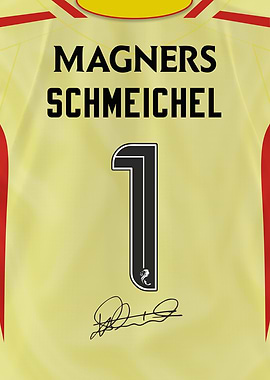 KasperSchmeichel Celtic 2025/26 Shirt Number 1 Jersey