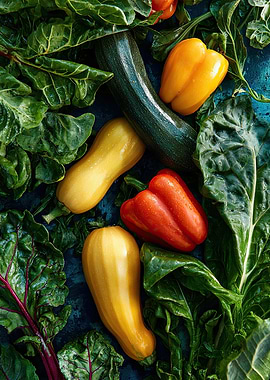 Fresh Vegetables Still Life