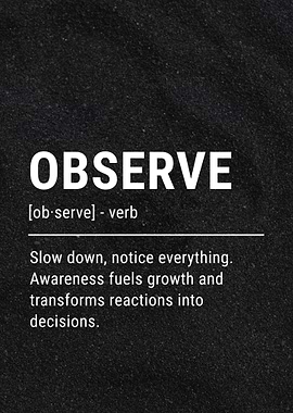 Observe Definition