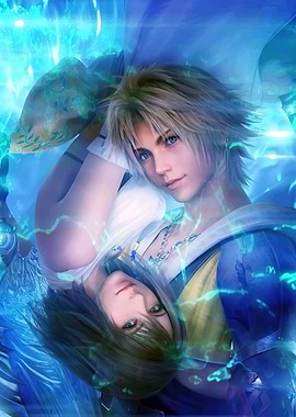 Final Fantasy X Tidus and Yuna