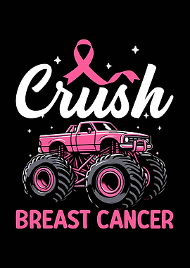 Crush Breast Cancer Monster Truck