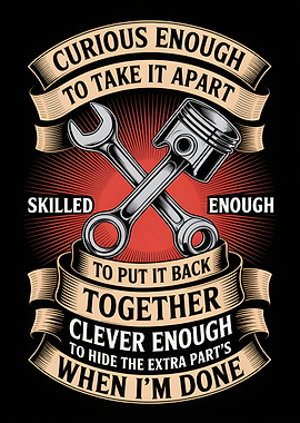 Mechanic Humor: Curious, Skilled, Clever Enough