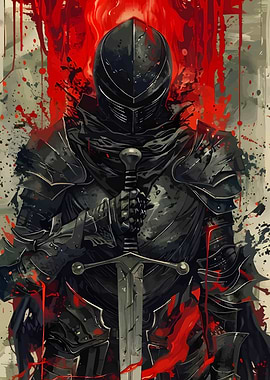 Dark Knight with Sword