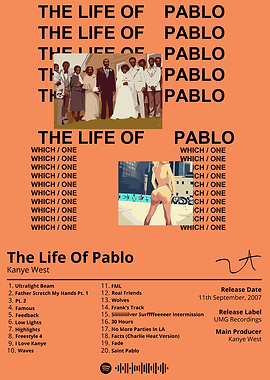 The Life of Pablo Album Art