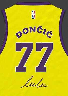 Doncic 77 Basketball Jersey