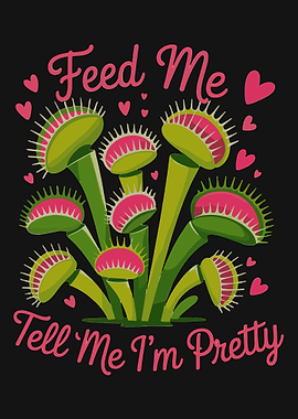 Feed Me Venus Flytrap Illustration