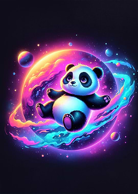 Cosmic Panda Space Animal