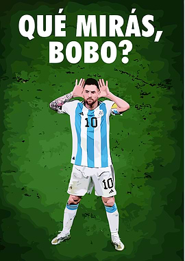 Messi Qué Mirás, Bobo? Illustration