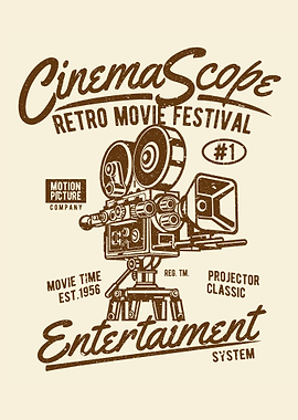 CinemaScope Retro Movie Festival Poster