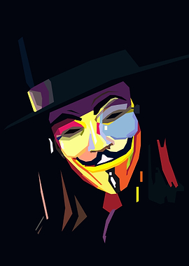 V for Vendetta Pop Art