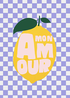 Mon Amour Lemon Zitrone Art