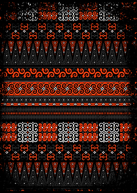 Traditional Batik Batak Toba North Sumatra